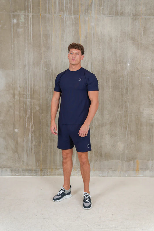 Bulletto Climate Tee & Short Set Navy