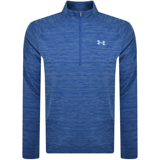 Under Armour Tech Text Quarter Zip Top Blue