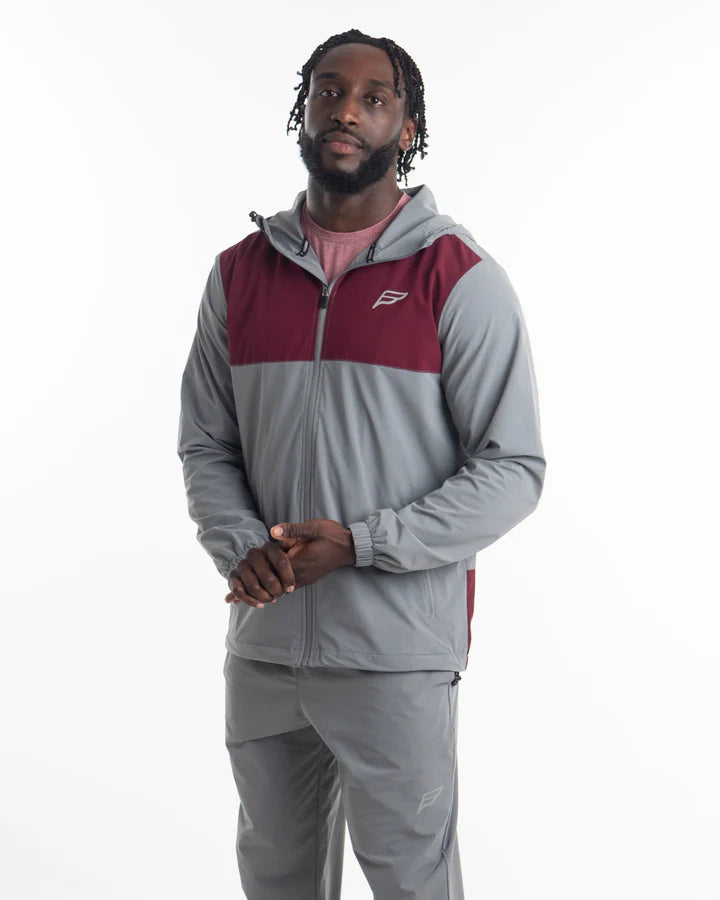 Frequency Action Pro Tracksuit Grey/Burg