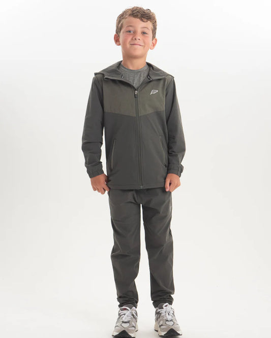 Junior Frequency Elevate Tracksuit Khaki