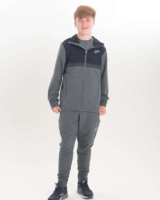 Junior Frequency Apex Tracksuit Navy/Grey