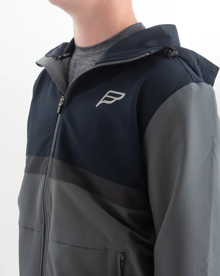 Junior Frequency Apex Tracksuit Navy/Grey