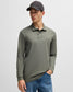 Hugo Boss Passerby Long Sleeve Polo Khaki