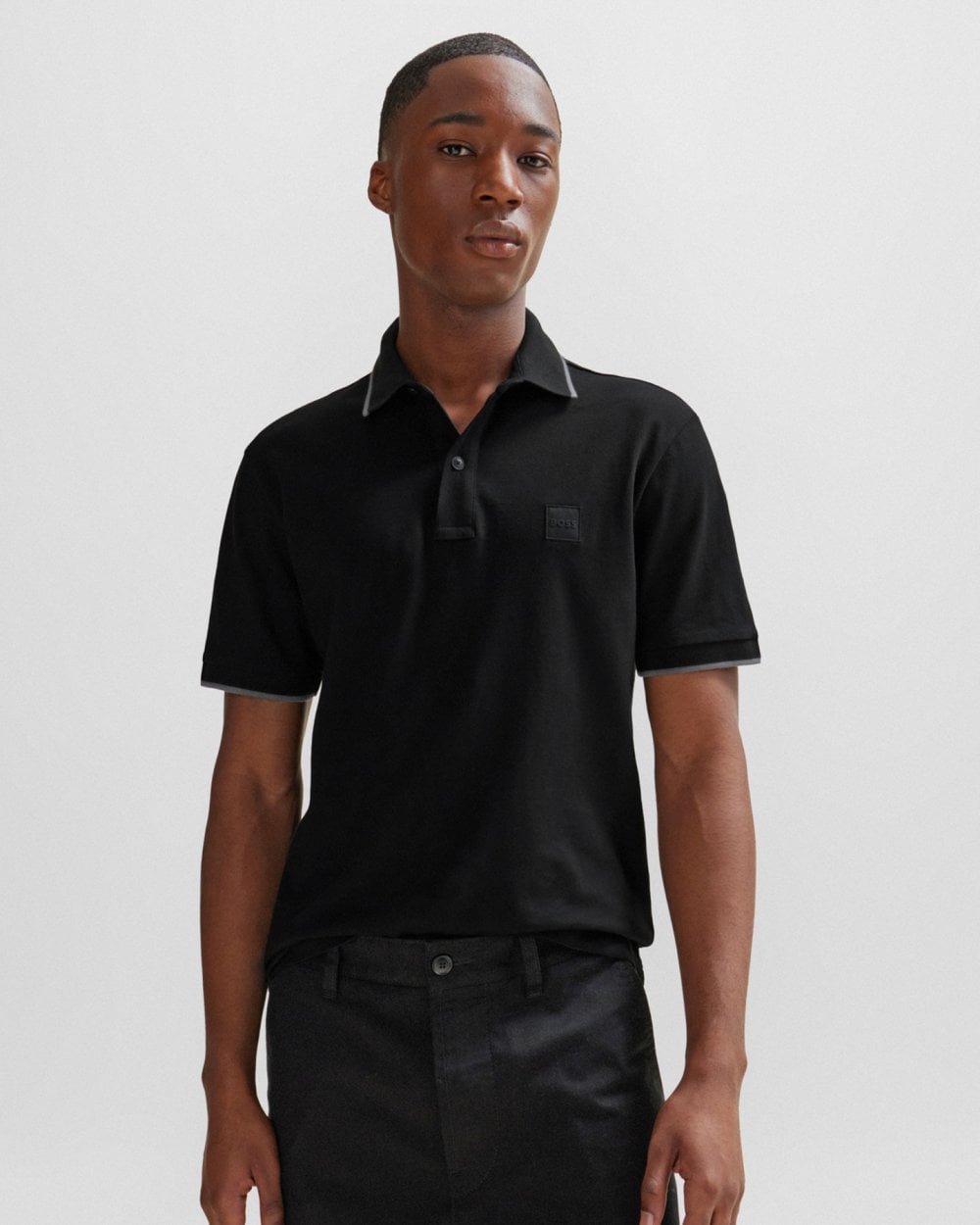 Hugo Boss Passertip Polo shirt Black