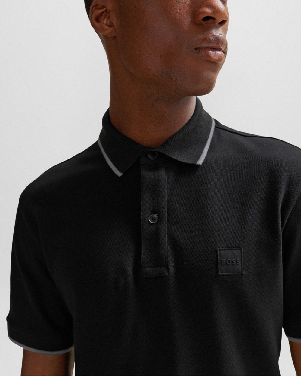 Hugo Boss Passertip Polo shirt Black