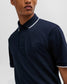 Hugo Boss Passertip Polo Shirt Blue