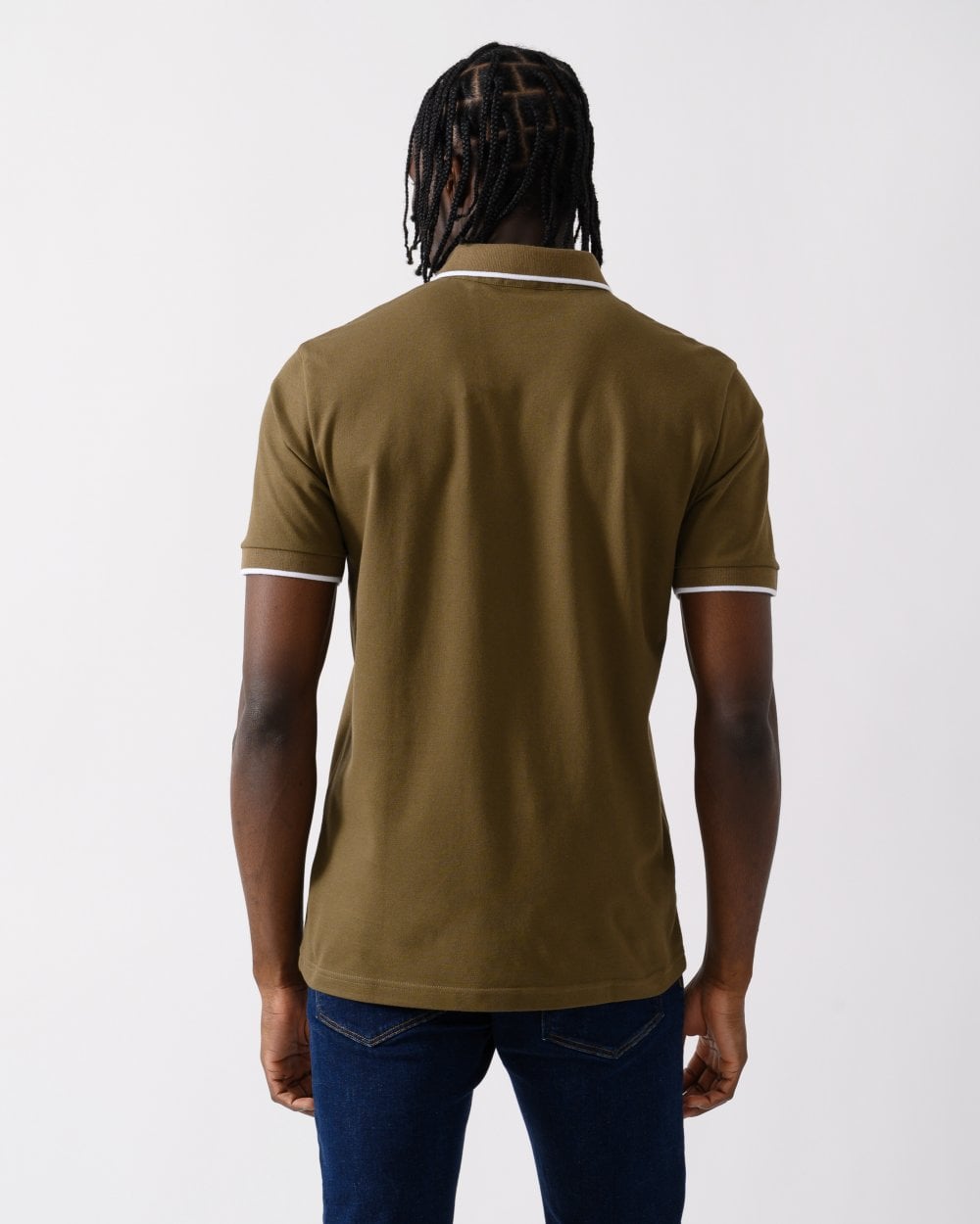 Hugo Boaa Passertip Poloshirt Khaki