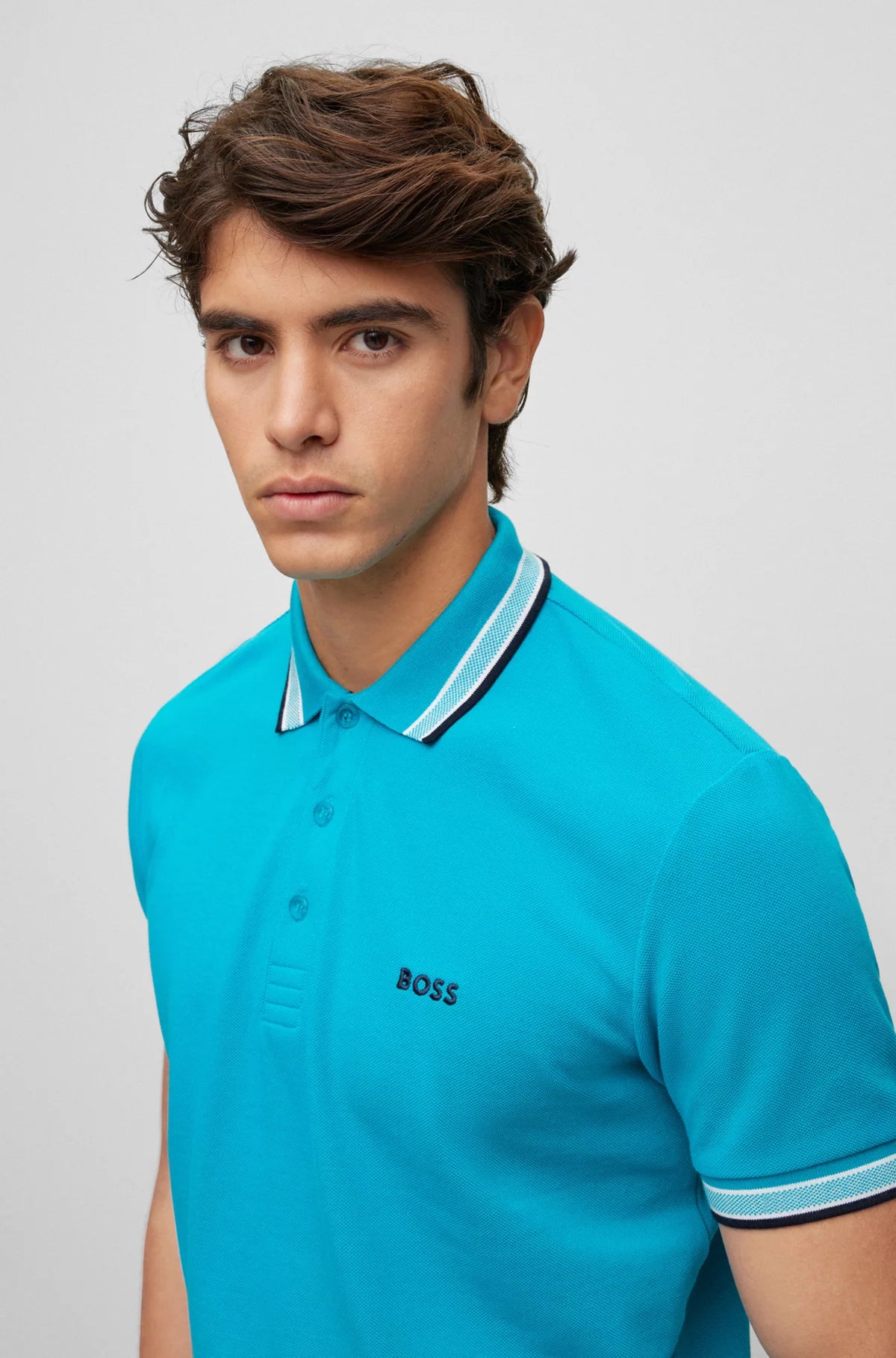 Hugo Boss Paddy Pro Polo Shirt Turquoise
