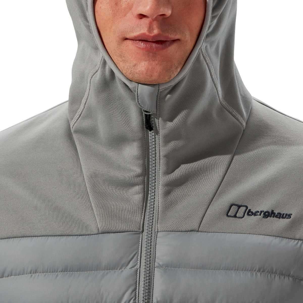 Berghaus Vaskye Hooded Hybrid Jacket Grey