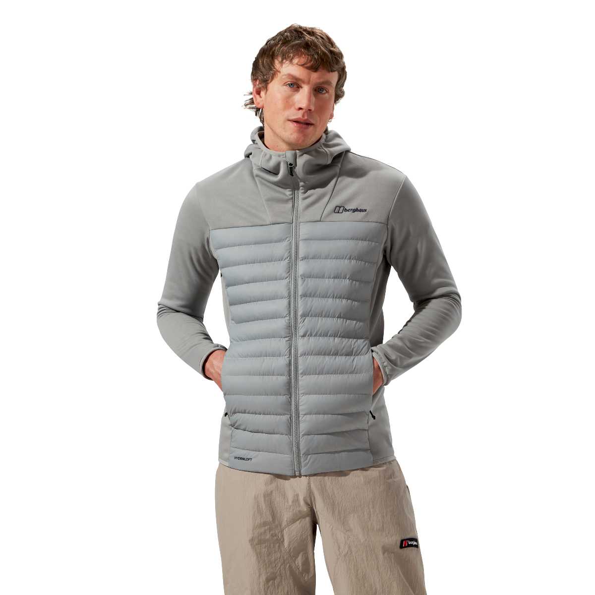 Berghaus Vaskye Hooded Hybrid Jacket Grey