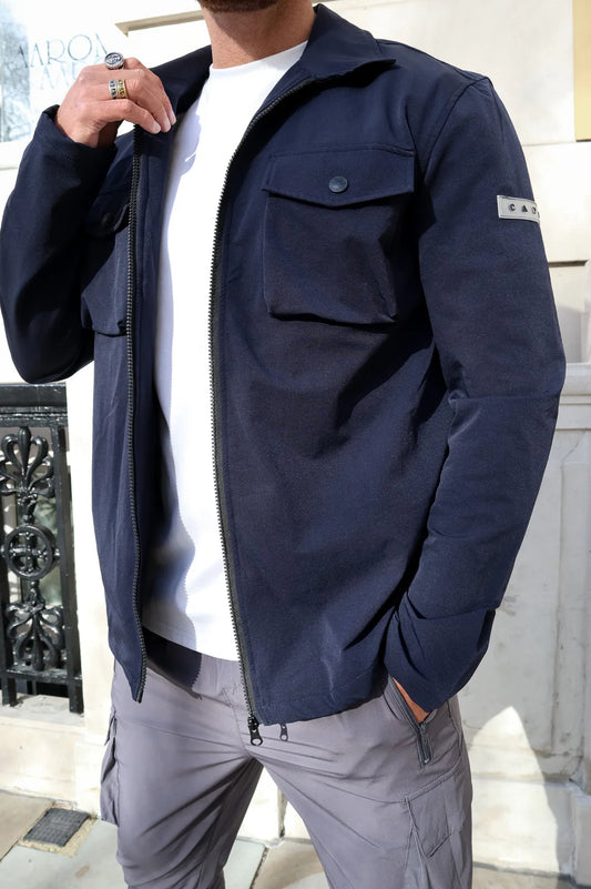 Capo Shacket Navy