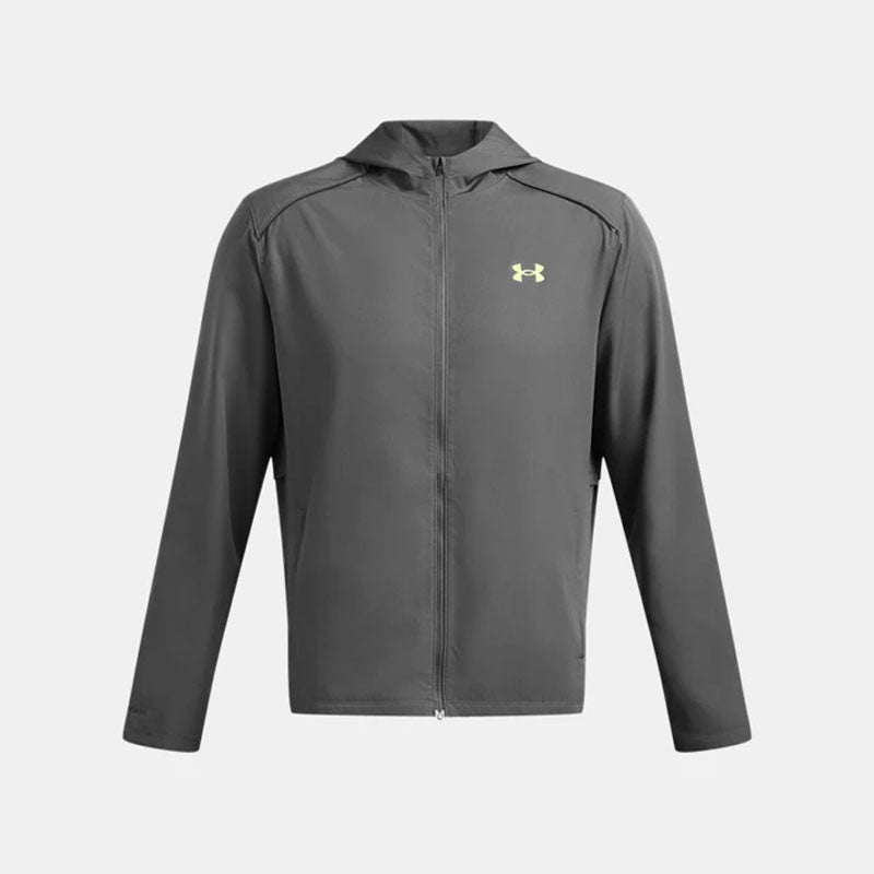 Under Armour Launch Hooded Jacket Grey