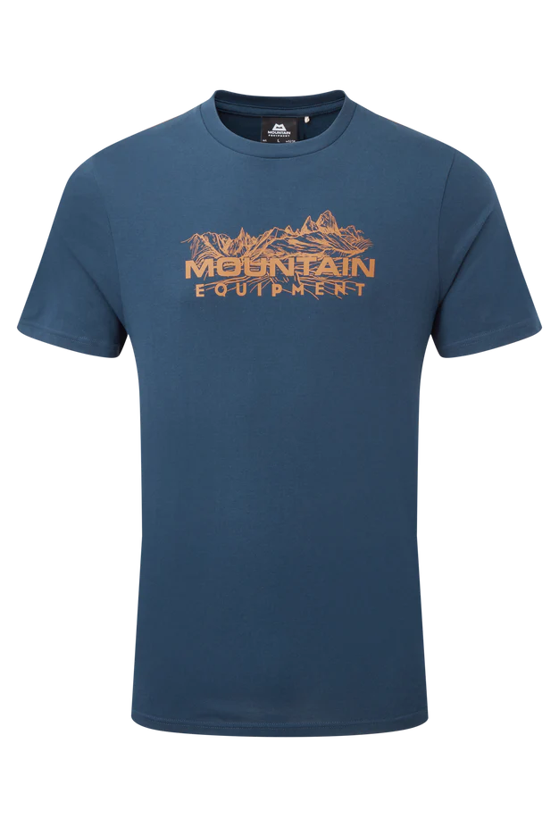 Mountain Equipment Skyline Tee Shirt Blue
