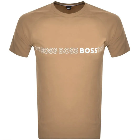 Hugo Boss RN Slim Fit Tee Shirt Beige
